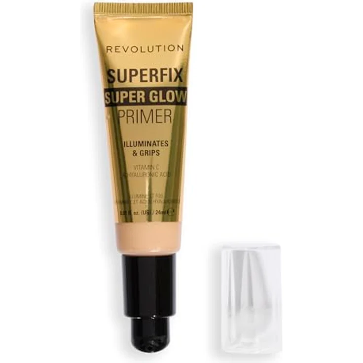 Revolution Superfix Super Glow, aufhellender Make-up Primer mit Hyaluronsäure und Vitamin C, 24 ml – Bild 5