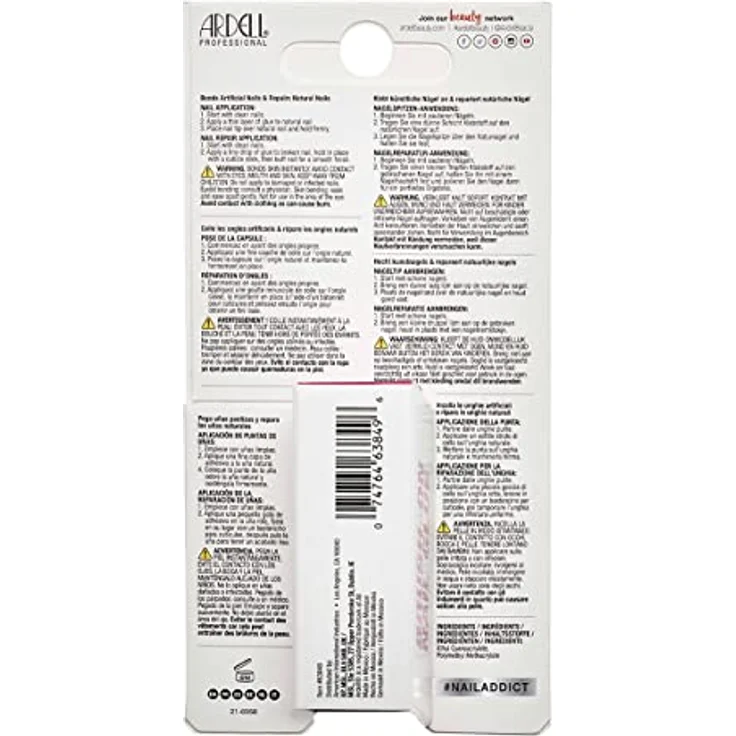 Ardell Brush-On Nail Glue, 5 g, transparent, extra starke Formel für Kunstnägel und Nageldesign – Bild 4