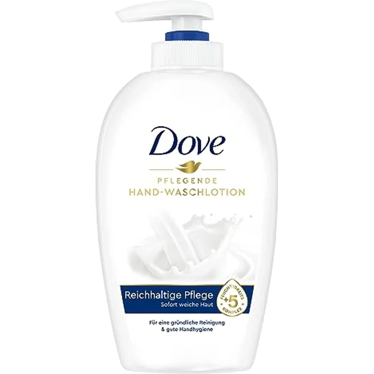 Dove Pflegende Hand-Waschlotion für trockene Hände Pumpspender mit ? Feuchtigkeitscreme 6er Pack 6 x 250 ml für Trockene Haut geeignet – Bild 3