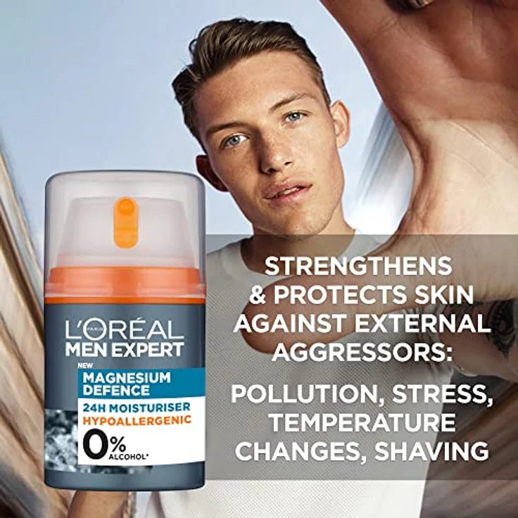 L'Oréal Paris Men Expert Magnesium Defence Feuchtigkeitscreme für Herren 50 ml – Bild 3