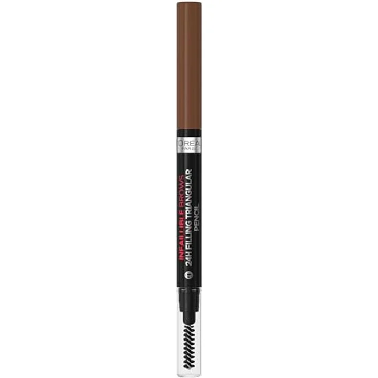 L’Oréal Paris Infaillible 24h Filling Triangular Pencil, wasserfester Präzisionsaugenbrauenstift, Farbton 05 Light Brunette, 1 ml – Bild 1