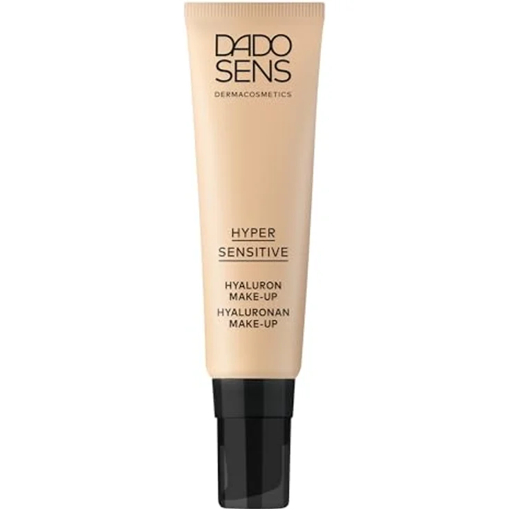 DADO SENS HYPERSENSITIVE HYALURON MAKE-UP beige 30ml - für Empfindliche Haut, für einen Natürlichen und Ebenmäßigen Teint, Mittlere Deckkraft, Stärkt die Hautbarriere und beruhigt, Vegan – Bild 1