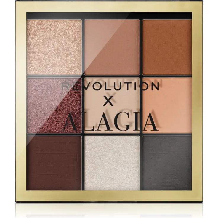 Revolution X Alagia All You Need Lidschatten-Palette, 1.5 g mit intensiver Pigmentierung und leicht kombinierbaren Farbtönen