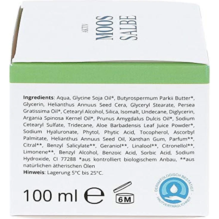 Evertz Pharma GmbH Biovolen Aktiv Moossalbe, 100 ml - Freiverkäufliche Gesichtscreme, PZN-16135179 – Bild 3