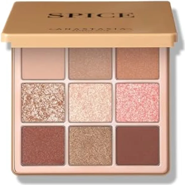 Anastasia Beverly Hills Mini Spice Palette, Lidschatten mit 9 hochpigmentierten Farben, 7,6 g