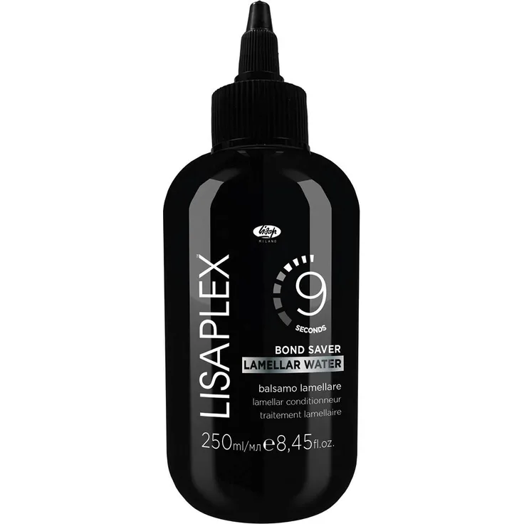 Lisap Lisaplex Bond Saver Lamellar Water, ultraleichte Haarkur für alle Haartypen, 250 ml, mit intensivem Glanz und Reparaturwirkung, Vanille-Duft