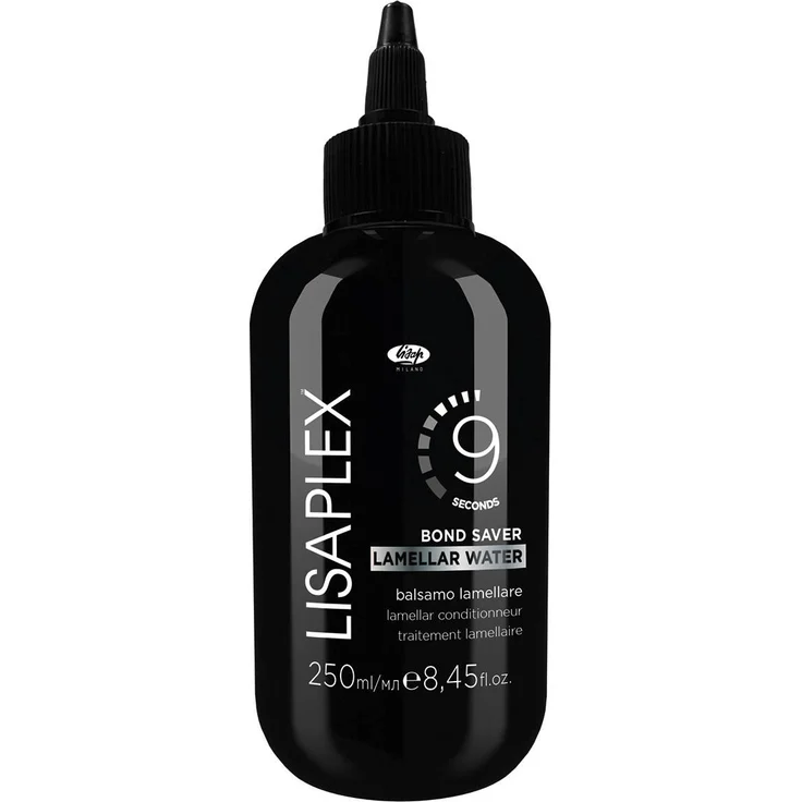 Lisap Lisaplex Bond Saver Lamellar Water, ultraleichte Haarkur für alle Haartypen, 250 ml, mit intensivem Glanz und Reparaturwirkung, Vanille-Duft