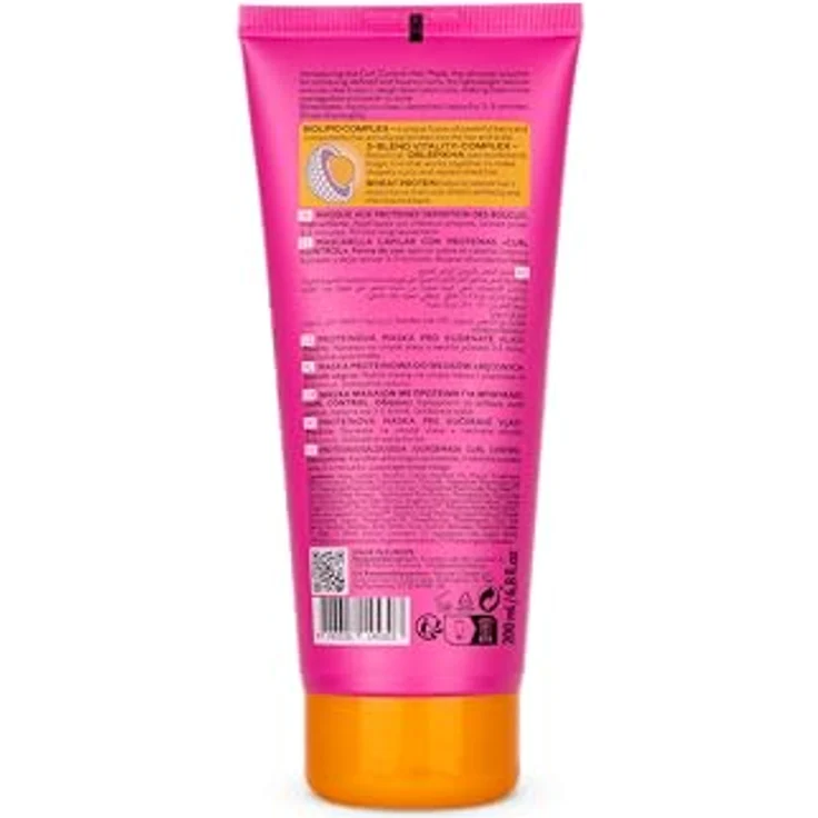 Natura Siberica OBLEPIKHA O. Curl Control Hair Mask, 200 ml, Haarmaske für elastische Locken, vegan, Sanddornöl – Bild 2