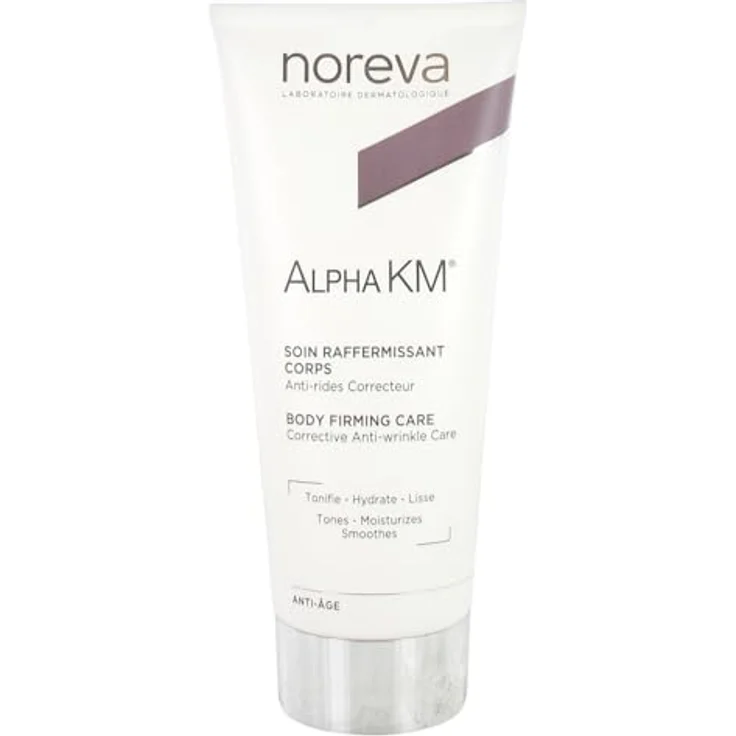 Noreva Alpha KM Body Firming Care, Festigende Körperpflege gegen Falten, 200 ml, vegan, dermatologisch getestet – Bild 1