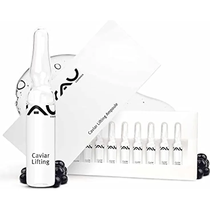RAU Caviar Lifting Serum Roll-On 10 ml, Anti-Aging-Ampullen mit ReproageTM Peptid und Argireline gegen Falten
