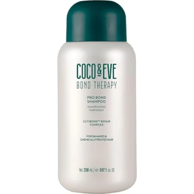 Coco & Eve Bond Therapy Pro Bond Shampoo, stärkendes Shampoo für beschädigtes, chemisch behandeltes Haar, 280 ml, feuchtigkeitsspendend und ohne Silikone – Bild 1