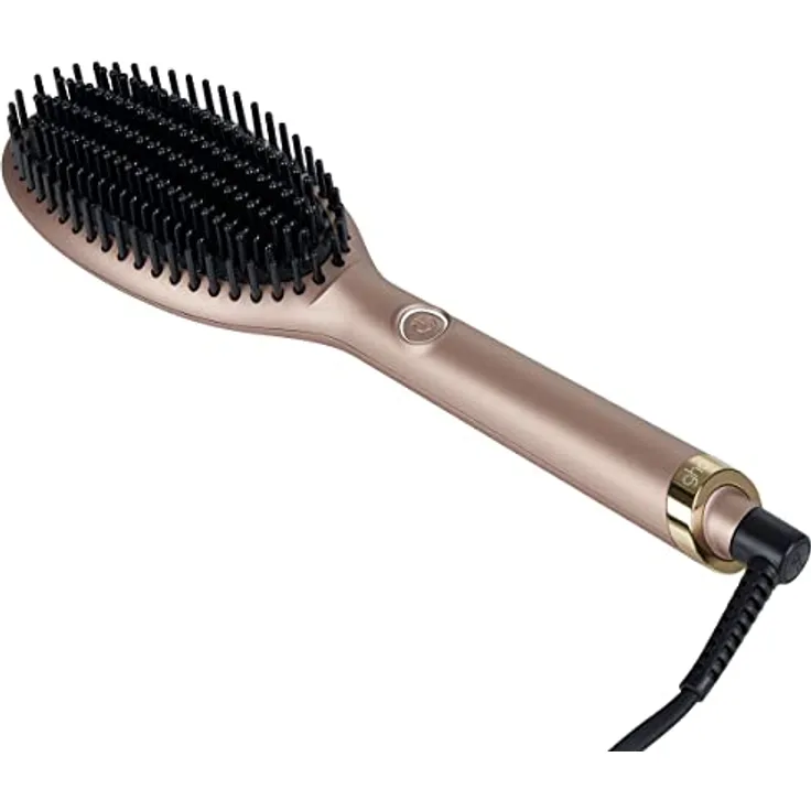 ghd Glide Hotbrush Sunsthetic Collection, Warmluftbürste in Bronze für glänzendes und glattes Haar