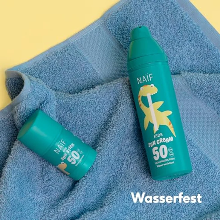 Naïf Kids Sun Stick SPF50, Sonnenschutz für Gesicht, Nase, Ohren und Lippen, wasserresistent, 15g – Bild 5