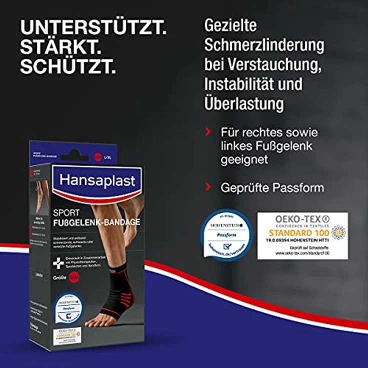 Hansaplast Sport Fußgelenk Bandage M - Preisvergleich – Bild 4