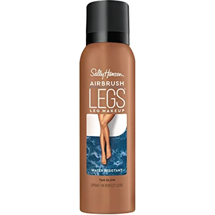 Sally Hansen Airbrush Legs, Tönungsspray für die Beine, 75 ml, Farbton 003 Tan Glow, stimuliert die Mikrozirkulation – Bild 1