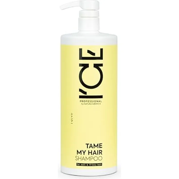 Natura Siberica ICE Professional Tame My Hair Shampoo, 1000 ml, Anti-Frizz Formel mit natürlichen Inhaltsstoffen