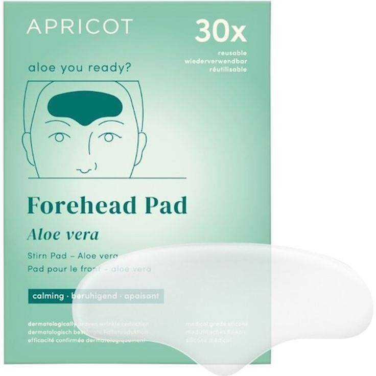 APRICOT Gesichtsmasken Forehead Pad, Aloe Vera Anti-Aging Wiederverwendbar, 10 g, für alle Hauttypen, dermatologisch getestet