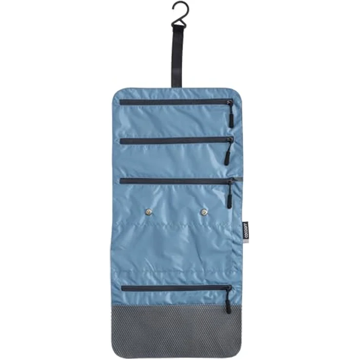 Cocoon Hanging Toiletry Kit Minimalist Light, Necessaire, wasserdicht, schwarz, mit 4 Fächern und Aufhängehaken – Bild 2