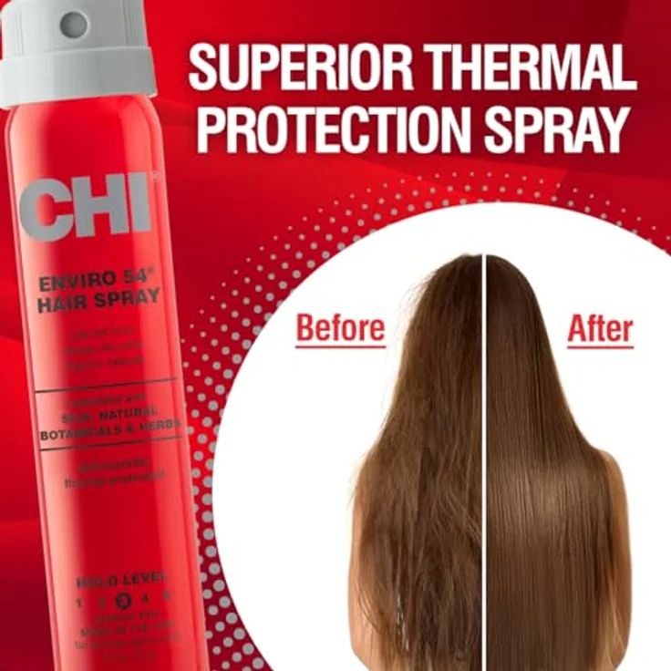 CHI Enviro Flex Hold Hair Spray Natural, 74 g, flexibler Halt mit Seidenproteinen und pflanzlichen Extrakten – Bild 2