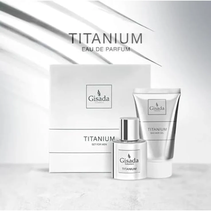Gisada Titanium Herren-Duftset, Eau de Parfum 50 ml, Duschgel 100 ml - Luxuriöses Duftset für Männer, maskuliner Duft und stylisches Design – Bild 5