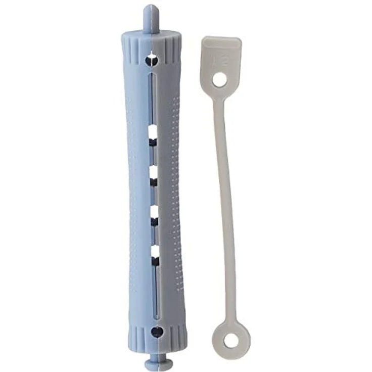Efalock Professional Kaltwellwickler, 2-Farbig, lang 13 mm, blau- grau, 12 Stück – Bild 3