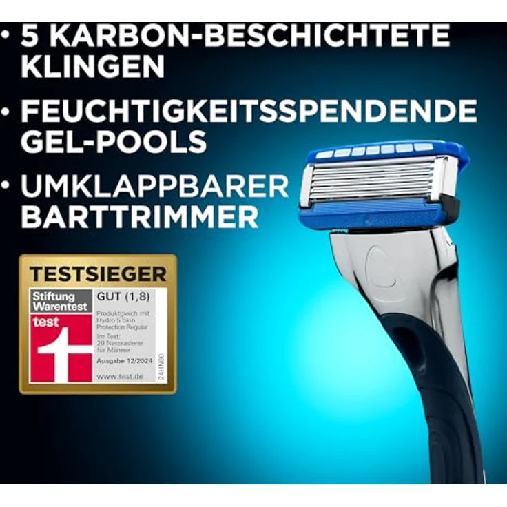 Wilkinson Hydro 5 Skin Protection Regular Rasierer + Ersatzklingen 8 Stück – Bild 3