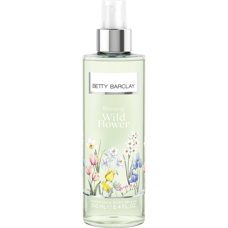 Betty Barclay Wild Flower, Body Mist 250 ml, frisch-floral mit Jasmin, Rose und Pfingstrose, vegan