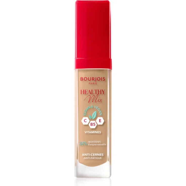 Bourjois Healthy Mix, feuchtigkeitsspendender Concealer gegen dunkle Kreise, Farbton 53 Golden Beige, 6 ml