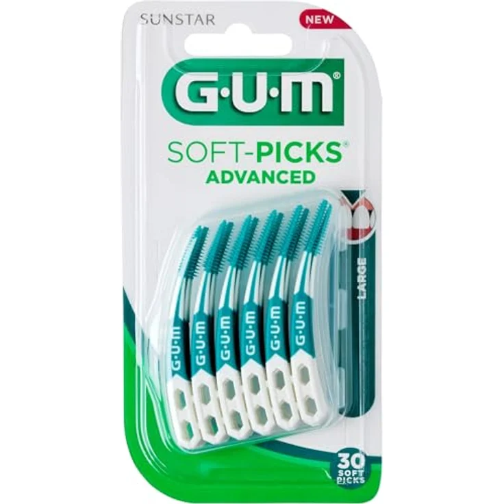 GUMGUM Soft-Picks Advanced large Zahnbürste 30 Stück – Bild 2