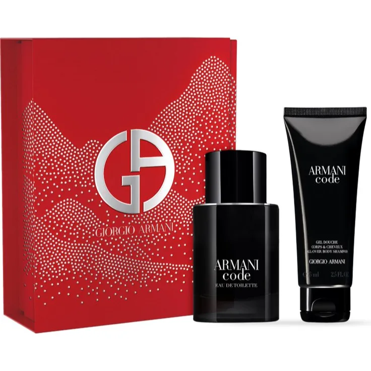 Armani Code Geschenkset für Herren, parfümiertes Duschgel 75 ml & Eau de Toilette 50 ml, eleganter Duft, ideal als Geschenk