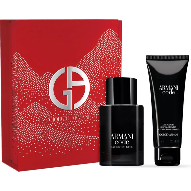 Armani Code Geschenkset für Herren, parfümiertes Duschgel 75 ml & Eau de Toilette 50 ml, eleganter Duft, ideal als Geschenk