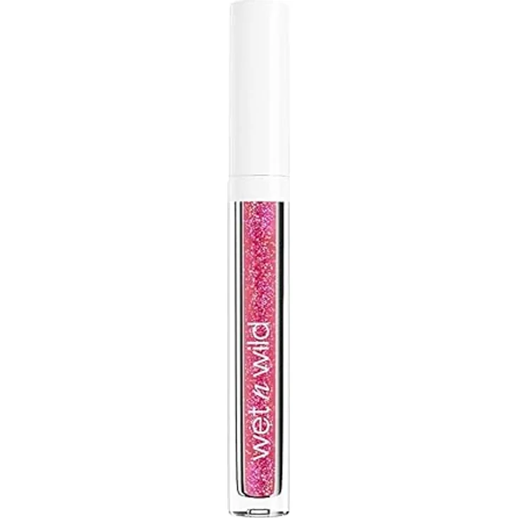 Wet n Wild Mega Slicks Glitzer-Lipgloss, feuchtigkeitsspendend, Farbton Crushed Grapes, 5,4 g – Bild 2