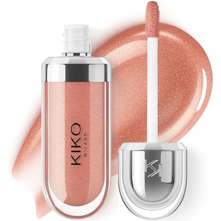 KIKO Milano 3D Hydra Lipgloss 6,5 ml, strahlender 3D-Effekt in Farbe 19 Cream Cashmere – Bild 1