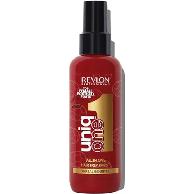 REVLON PROFESSIONAL UniqOne Hair Treatment Aitana Bonmatí Limited Edition, 150 ml, Leave in Haarkur für bessere Kämmbarkeit & Glanz, Anti Frizz Spray mit Hitzeschutz, vegan