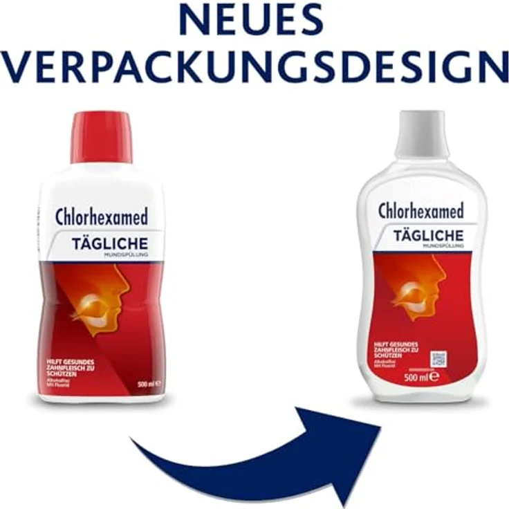 HALEON CHLORHEXAMED tägliche Mundspülung 0,06% – 500 ml, alkoholfreie Formulierung für langfristige Mundhygiene und Kariesschutz – Bild 2
