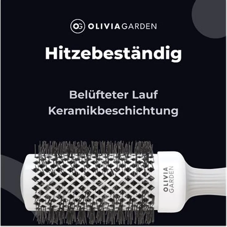 Olivia Garden - Expert Blowout Shine Hairbrush - White and Grey - 45 – Bild 5