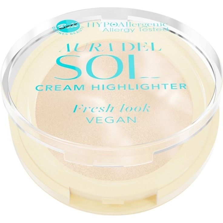 HYPOAllergenic Aura Del Sol Cream Highlighter, 3,5 g, feine Pigmentierung für natürlichen Glow