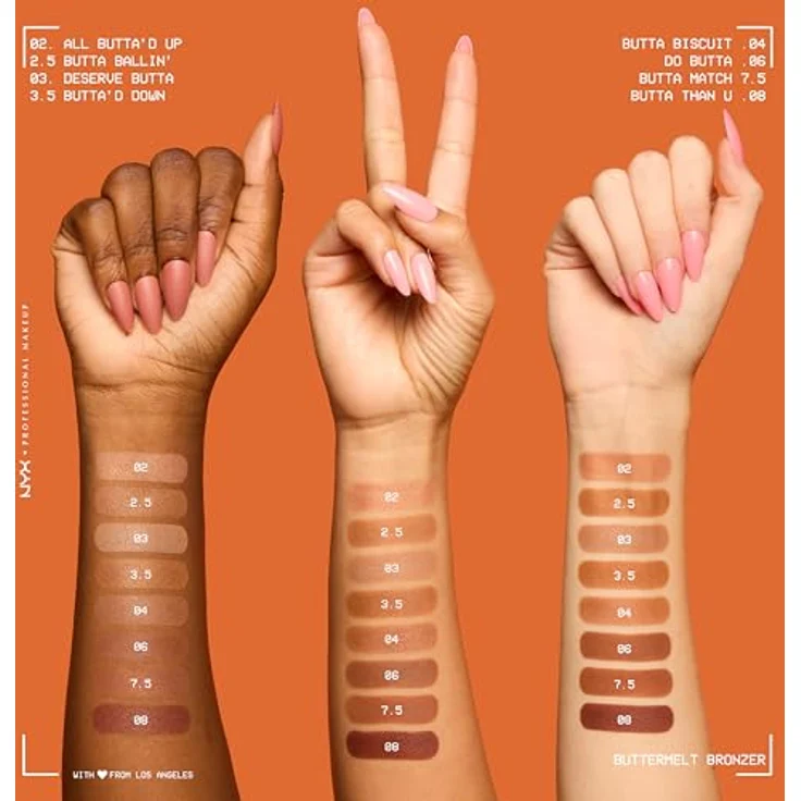 NYX Professional Makeup Buttermelt Bronzer, cremiger Bronzer für natürlichen Teint, 5 g – Bild 4