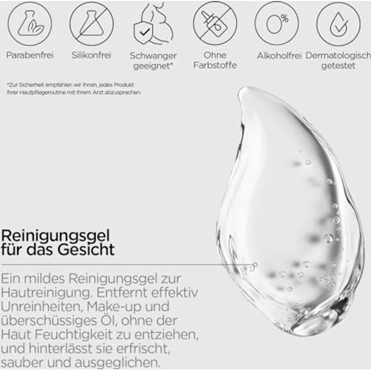Revox B77 JAPANESE ROUTINE Reinigungsgel für das Gesicht, 150 ml, sanfte Gesichtsreinigung mit Panthenol und Koffein – Bild 4