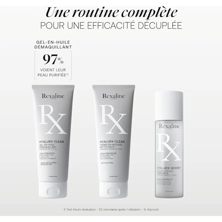 Rexaline Hyalurx-Boost Lotion purificante suave, sanfte reinigende Gesichtslotion mit Hyaluronsäure, 150 ml – Bild 7