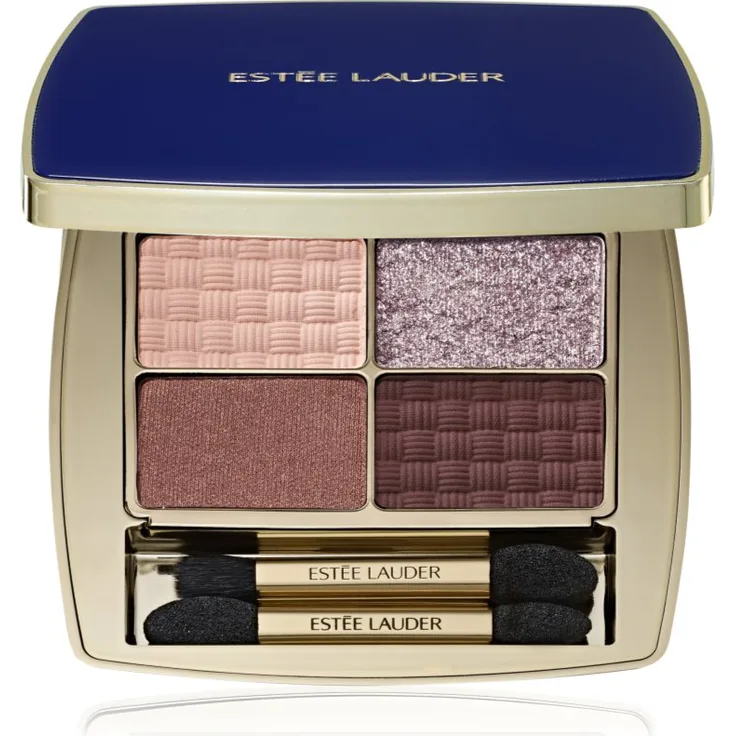 Estée Lauder Pure Color The Essential Eyeshadow Quad, Lidschattenpalette mit Applikator, Farbton Power Brunch, 4 g