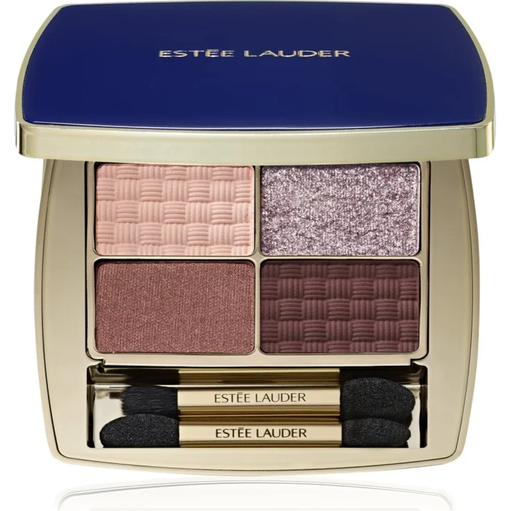 Estée Lauder Pure Color The Essential Eyeshadow Quad, Lidschattenpalette mit Applikator, Farbton Power Brunch, 4 g
