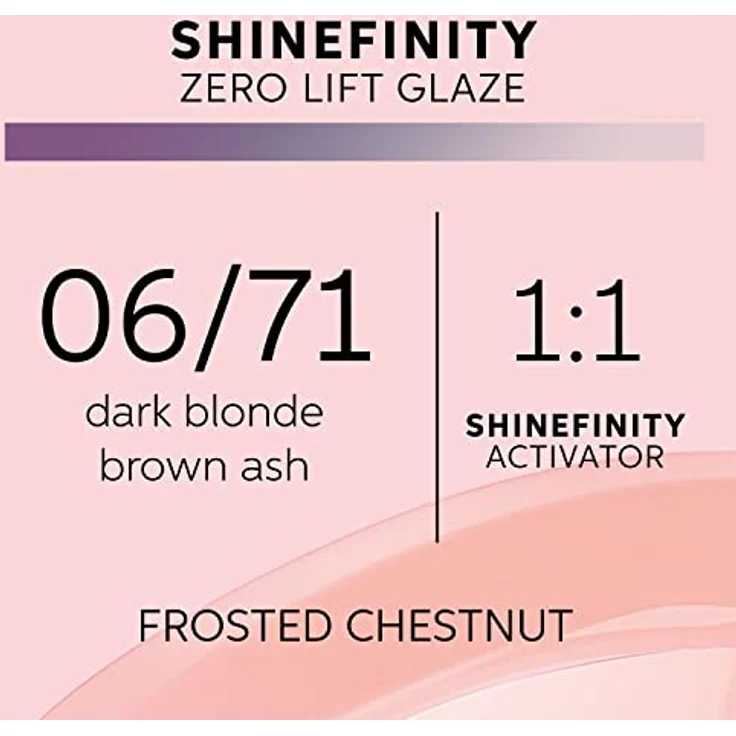 Wella Professional Shinefinity 06/71 60ml shade Frosted Chestnut – Bild 3