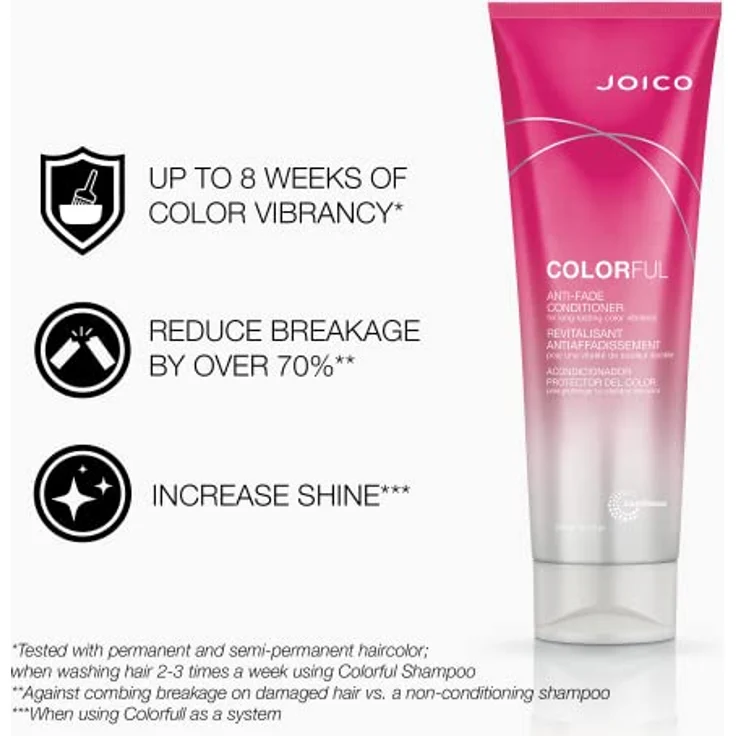 Joico Conditioner für Unisex – 241 ml Conditioner, feuchtigkeitsspendend für gefärbtes Haar, glänzend und schützend – Bild 2