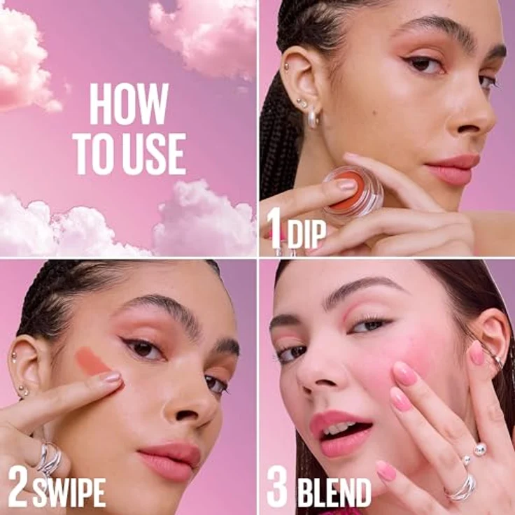 Maybelline Cloudtopia Rouge & Lippenmousse, 5 g, hochpigmentiert, matt, schweiß- und wischfest – Bild 6