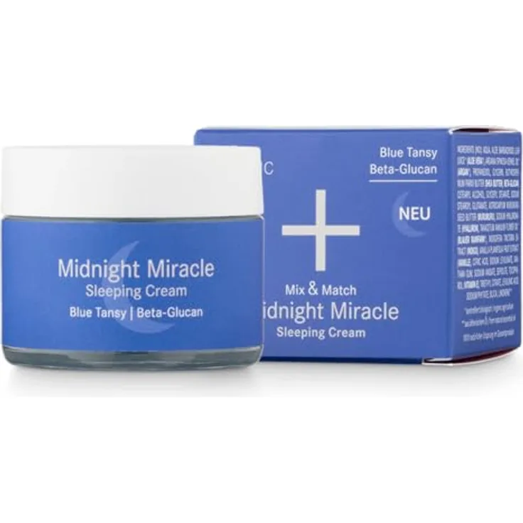 i+m Midnight Miracle Sleeping Cream, 30ml Nachtcreme für sensible, Misch- und trockene Haut, Anti Aging, vegan, parabenfrei