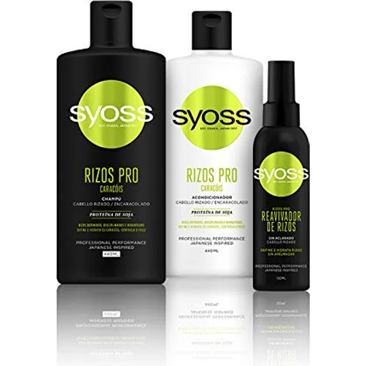 Syoss Champú Rizos Pro 440Ml Es/Pt, Multifunktionales abschlu-shampoo, schützt schuppen – Bild 3