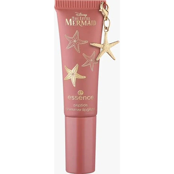 essence Disney The Little Mermaid Glitzer-Lipgloss mit Peptiden, Farbton 02 Seaside Romance, 10 ml, hochglänzend, feuchtigkeitsspendend, vegan – Bild 2