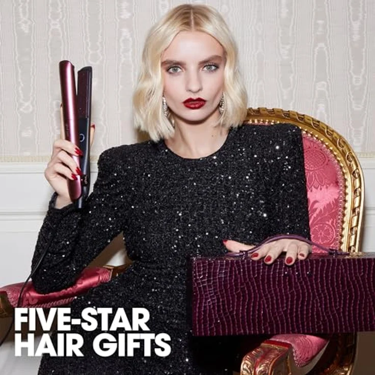 ghd Chronos Curve Conical Wand, Lockenstab Geschenkset mit Detangling Comb, Hitzeschutz-Tasche und Styling-Handschuh – Bild 4