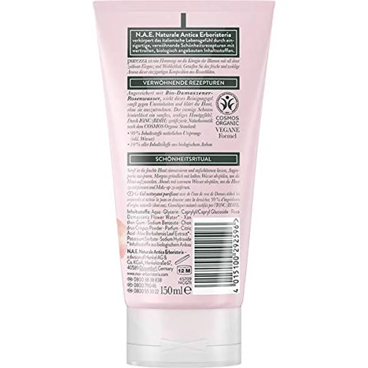 N.A.E. Purezza klärendes Reinigungsgel vegane Naturkosmetik 150 ml, für Damen und Herren empfohlen – Bild 2